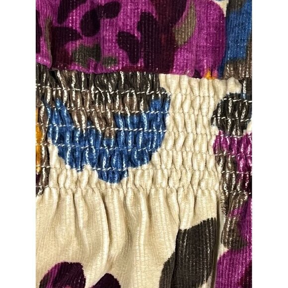 Work to Weekend Jacket 14 Purple Floral Festival Boho Western Retro 80s Hippie - Picture 8 of 15